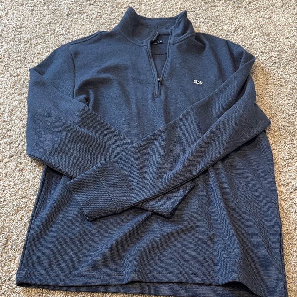 Men's vineyard vines Navy Blue Half-Zip Sweater